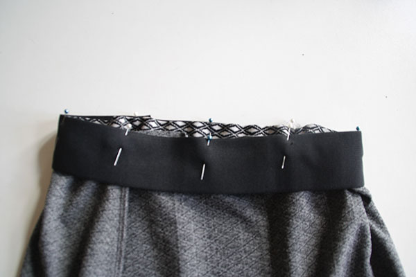 Tutorial: How to make a simple knit waistband – Sewing